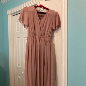 Pink Braids maid dress